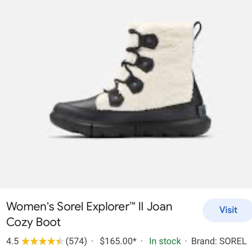 NWT SOREL WOMENS EXPLORER II JOAN BOOTS
